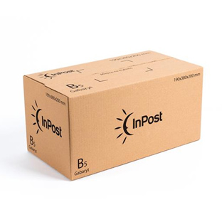 Cardboard flap box, wave B, weight 315 g/m2, ECT 3.8 kN