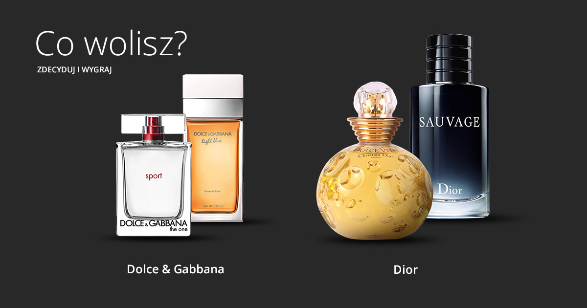 Co wolisz: Dolce &amp;amp; Gabbana czy Dior? Wyniki konkursu!