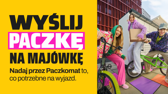 Wyślij paczkę na majówkę. Nadaj przez Paczkomat to, co potrzebne na wyjazd