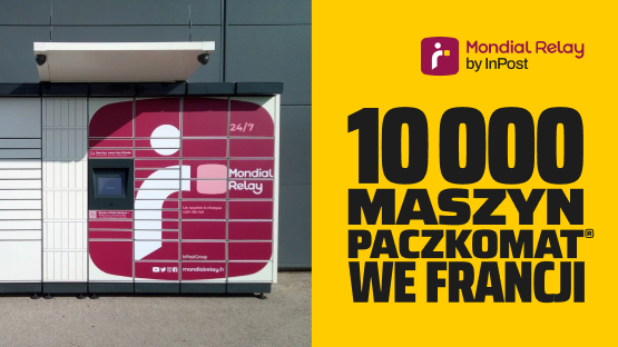 Grafika 10000 maszyn Paczkomat we Francji