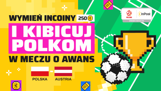 Wymień InCoiny na bilety na mecz kobiet Polska-Austria