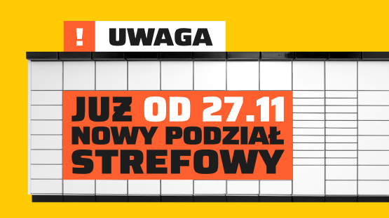 Już od 27.11 nowy podział strefowy