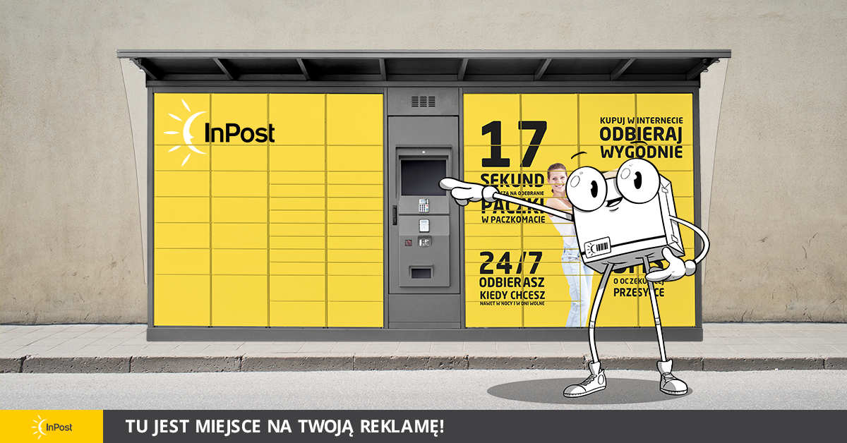 reklama paczkomaty inpost