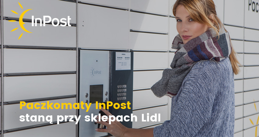 Paczkomaty przy sklepach Lidl