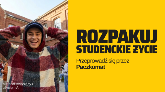 Rozpakuj studenckie życie. Przeprowadź się przez Paczkomat