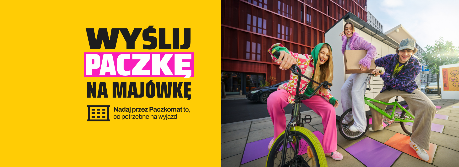 Wyślij paczkę na majówkę. Nadaj przez Paczkomat to, co potrzebne na wyjazd