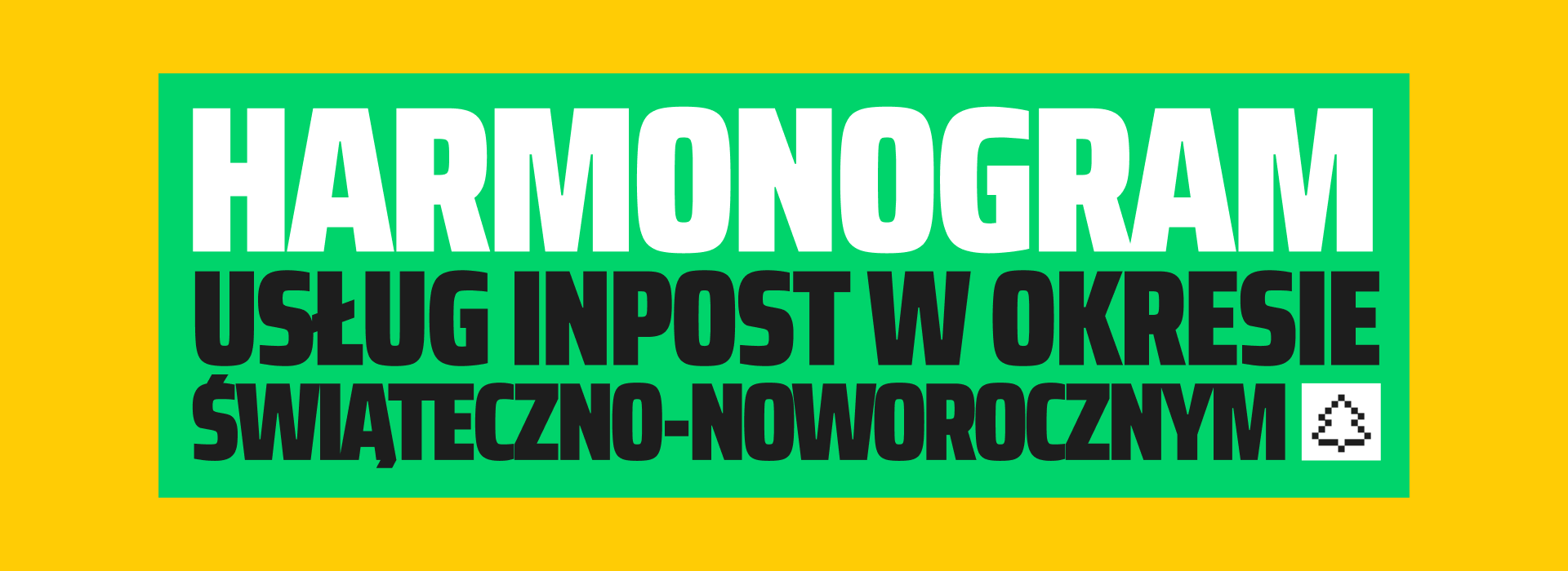 Harmonogram usług InPost w okresie świąteczno-noworocznym