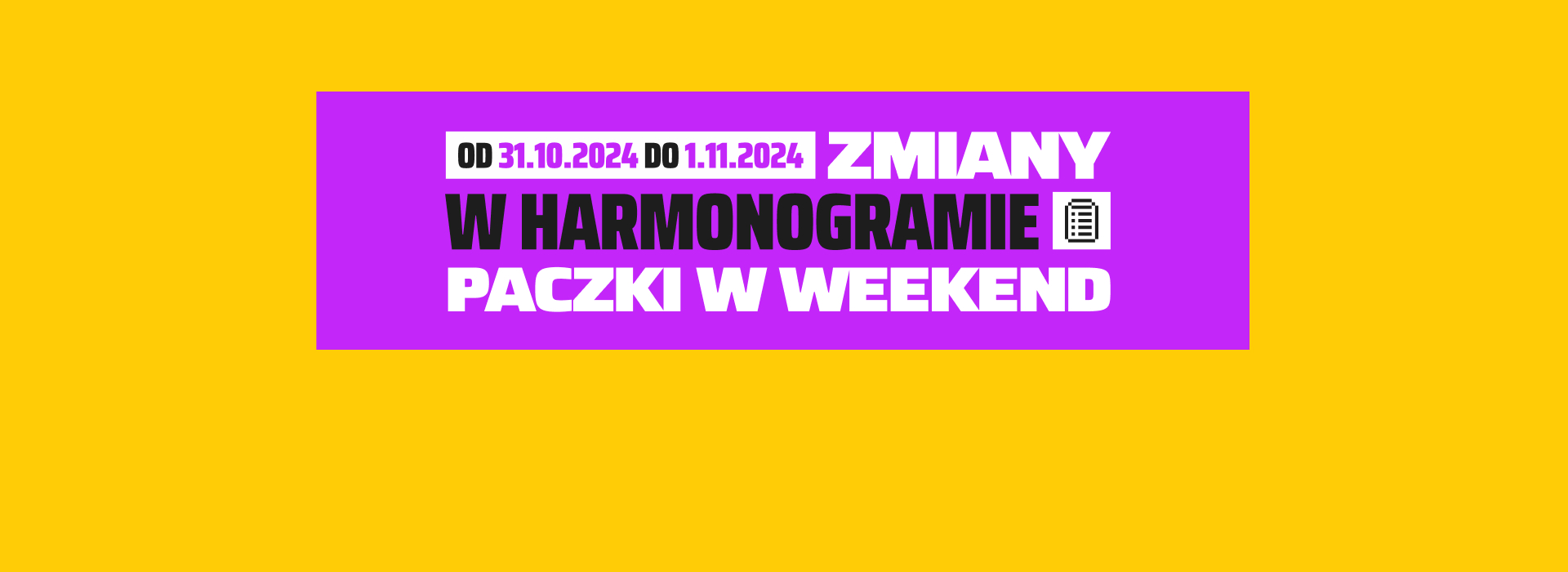 InPost Paczka w Weekend