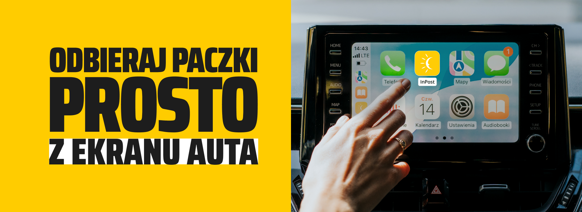 Odbieraj paczki prosto z ekranu auta - InPost Mobile w Apple CarPlay