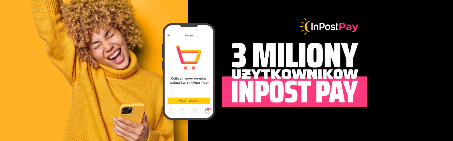Przejdź do informacji prasowej InPost Pay już 3 miliony użytkowników