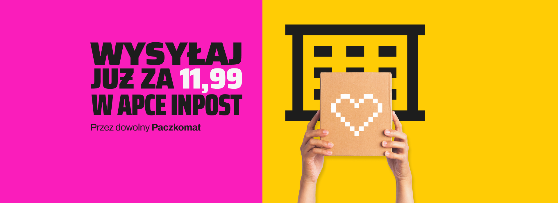 Wysyłaj już za 11,99 złotych w apce InPost - przez dowolny Paczkomat