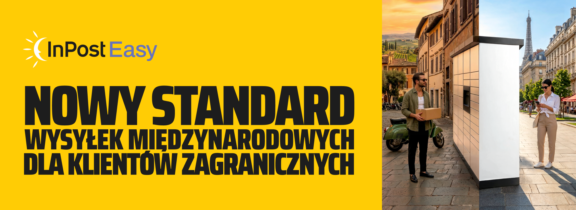 Paczkomat we Włoszech czy Francji? InPost Easy to nowy standard wysyłek międzynarodowych dla klientów zagranicznych