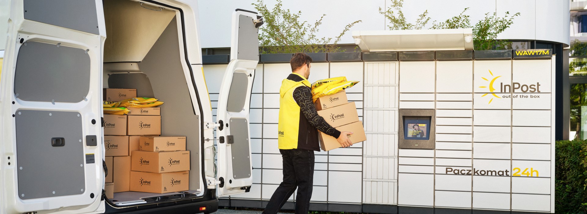 Nadanie paczki przez Paczkomat