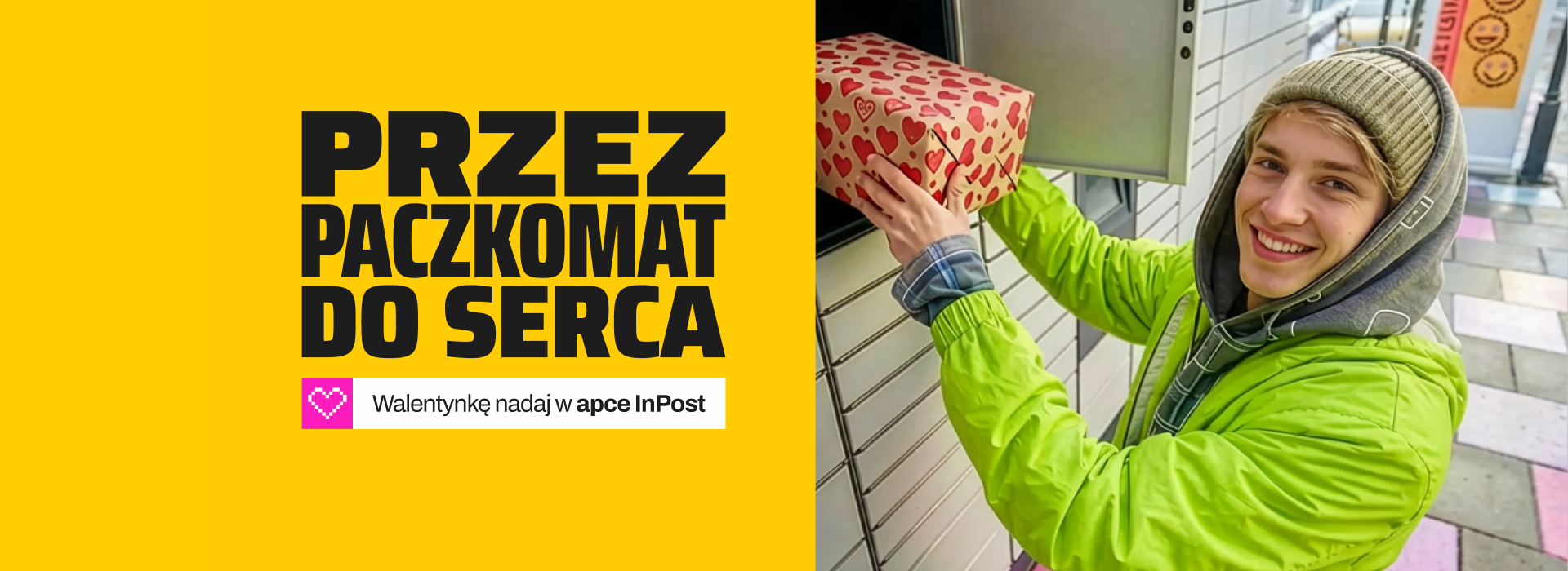 Przez Paczkomat do serca. Walentynkę nadaj w apce InPost!
