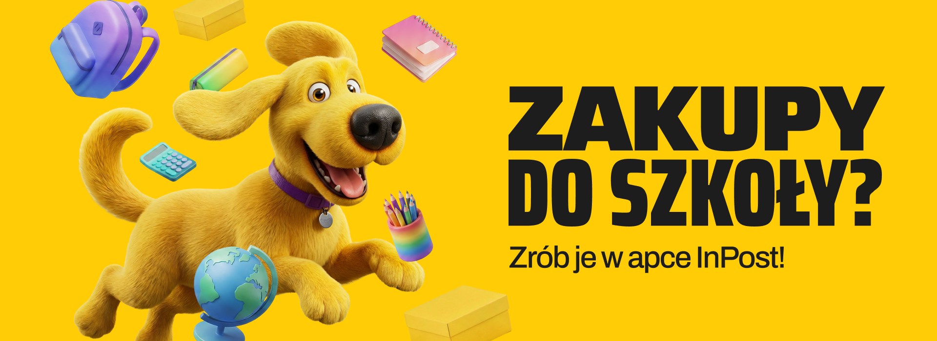 Zakupy do szkoły w apce InPost