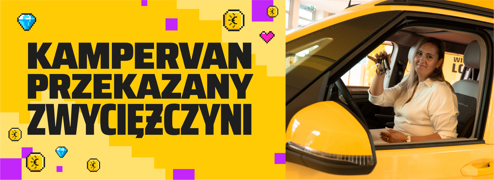 Kampervan przekazany Zwyciężczyni - Loteria InPost