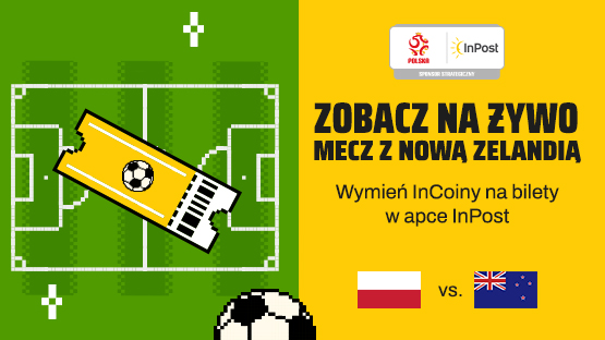 Zobacz na żywo mecz z Nową Zelandią. Wymień InCoiny na bilety w apce InPost.