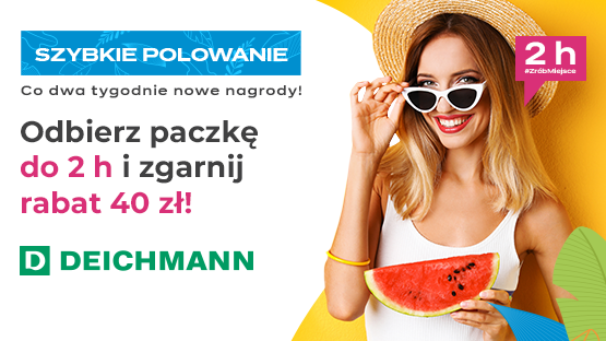 Odbierz paczkę do 2 h i zgarnij rabat 40 zł w Szybkim Polowaniu
