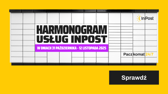 Harmonogram usług InPost w dniach 31. października - 12. listopada 2025 roku