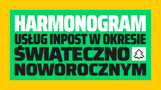 Harmonogram usług InPost w okresie świąteczno-noworocznym