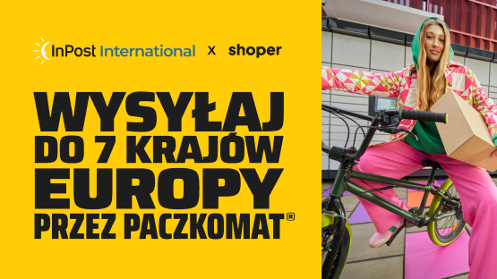 Wysyłaj do 7 krajów Europy przez Paczkomat z InPost International na platformie Shoper