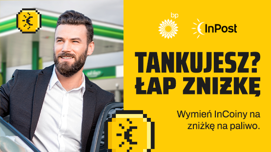 Tankujesz? Łap zniżkę! Wymień InCoiny na zniżkę na paliwo na stacjach bp.