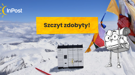 Paczkomat InPost na szczycie Mount Everest